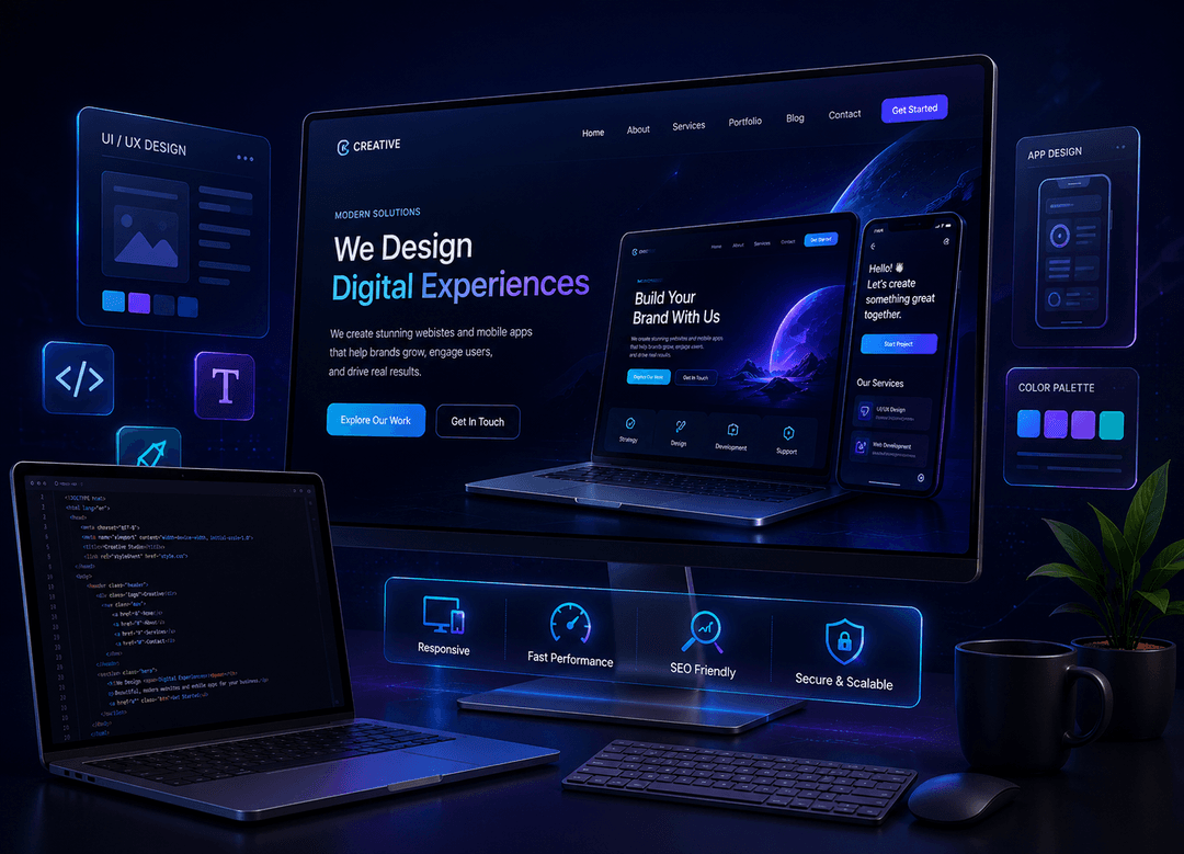 Creative Web Design & App Design Services